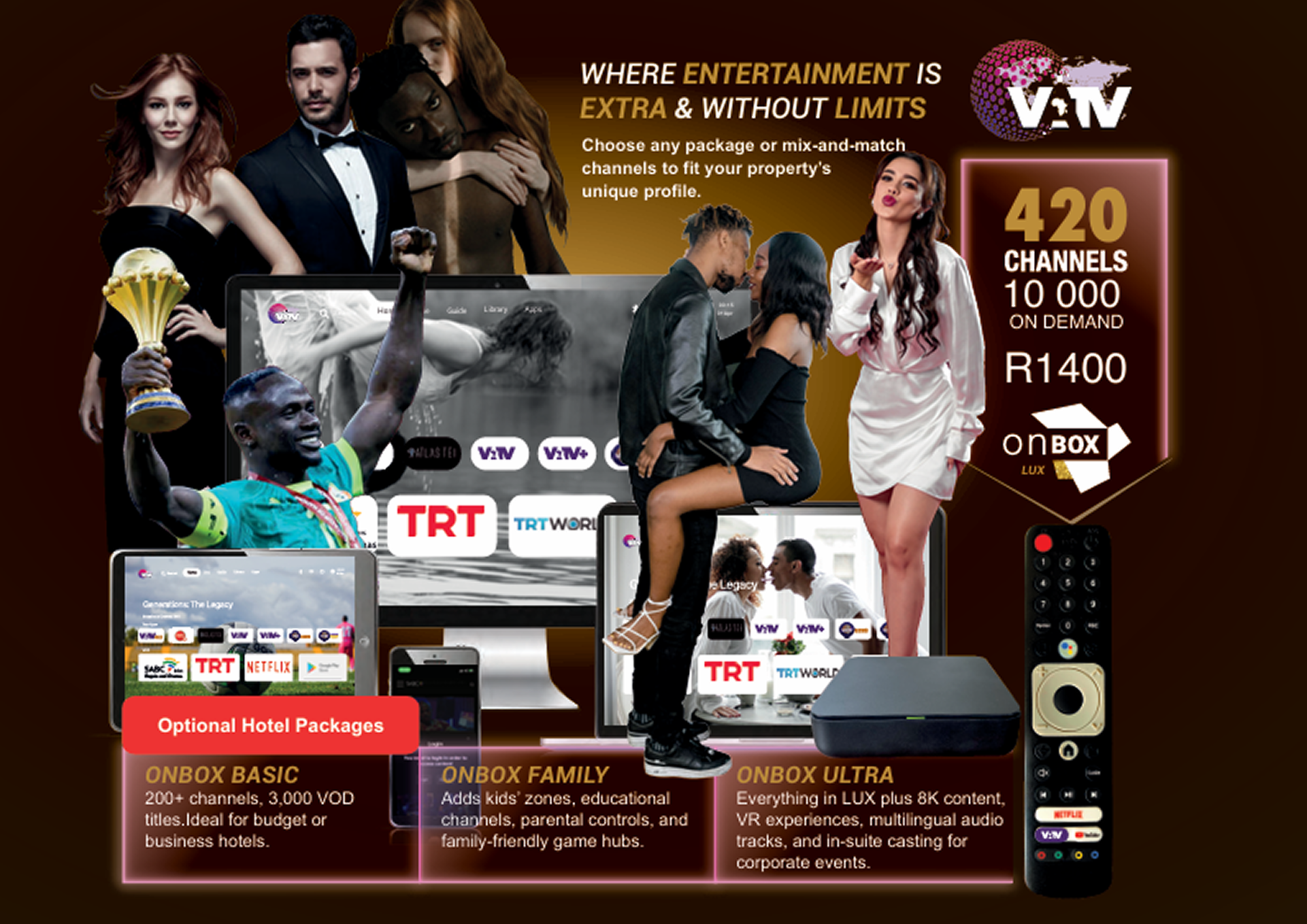 OnBox LUX — premium in-room entertainment for hotels