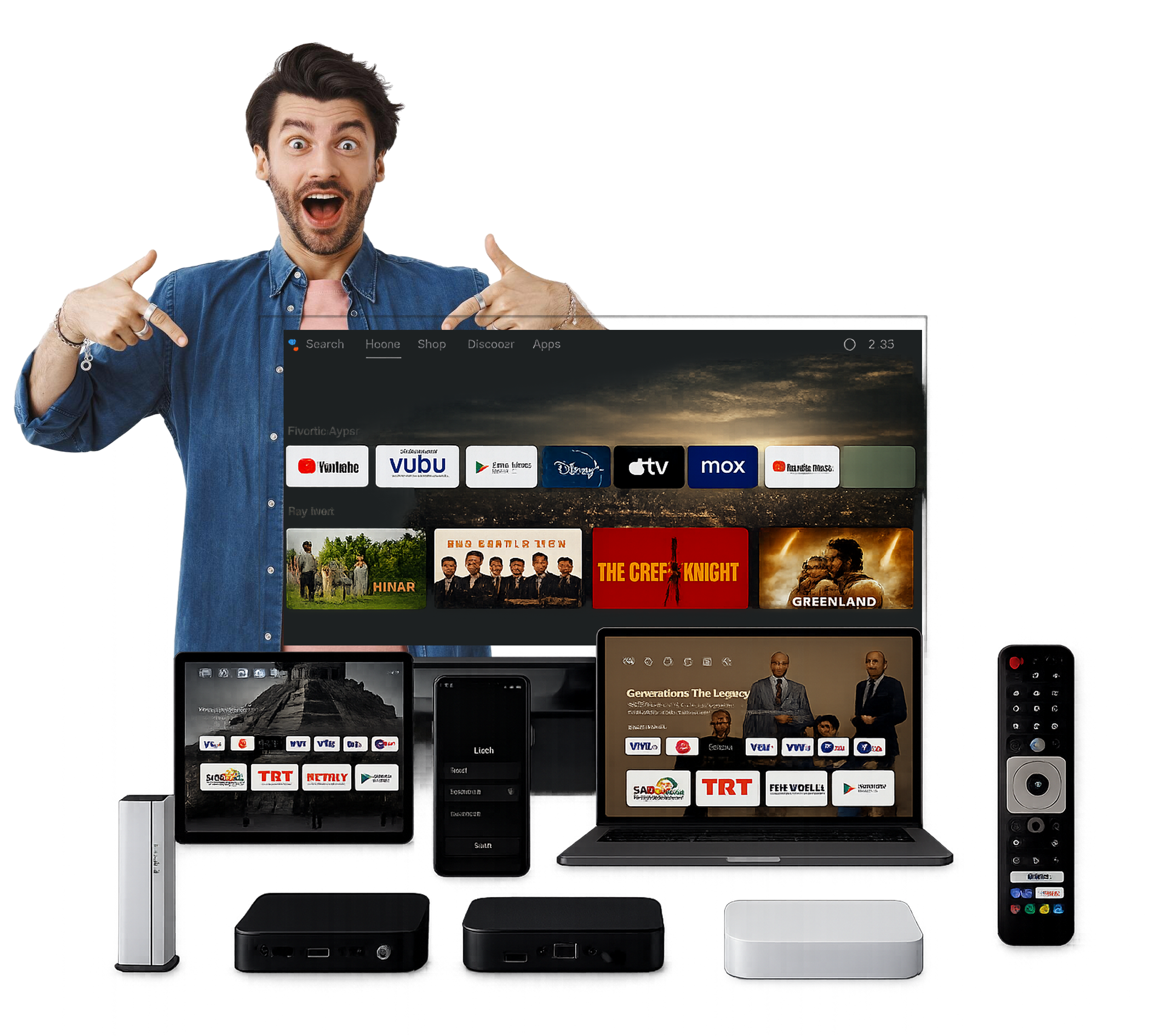 Watch VATV on any device — smart TV, laptop, tablet and mobile