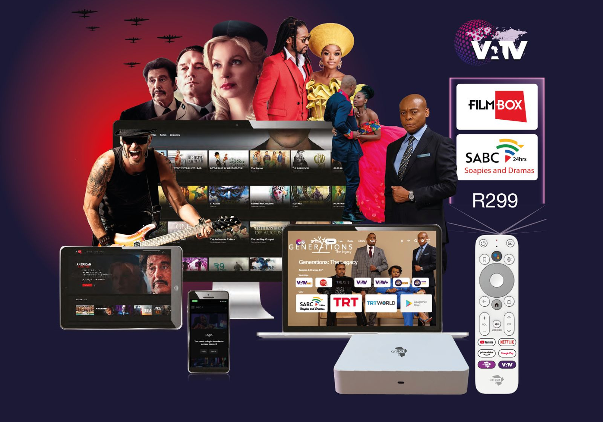 FilmBox + SABC Africa package highlights